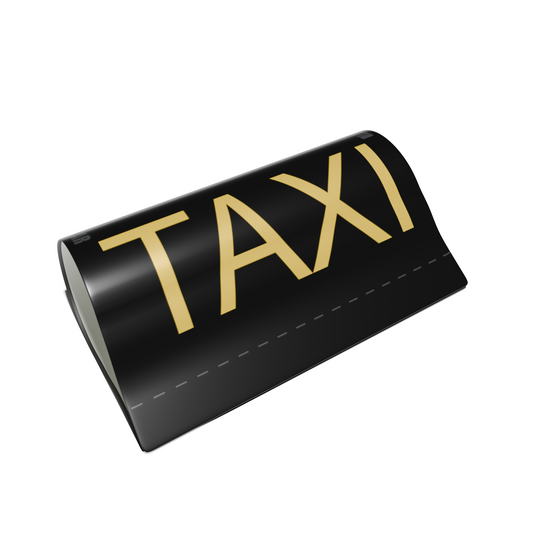 Taxi - schwarzer Hintergrund